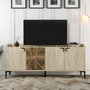 Hanah Home Consola Venedik Nogal y Travertino